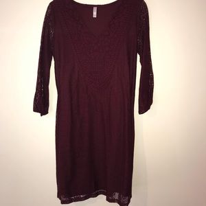 Burgundy Dress
